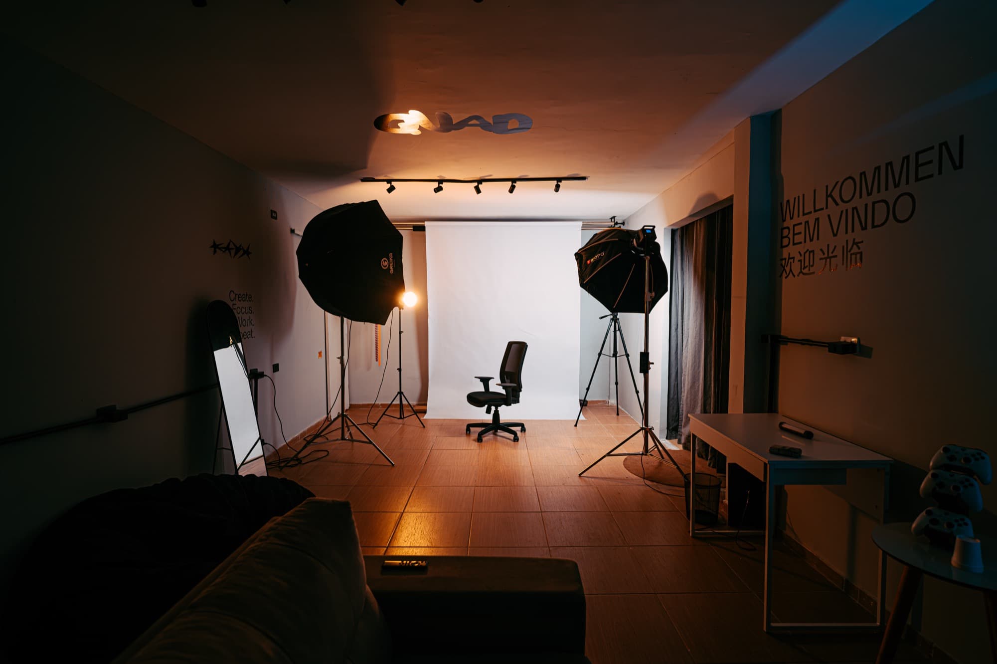 Setup de iluminação